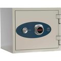 Phoenix Safe International Phoenix Safe Olympian Key & Combination Dual Control Fire Resistant Safe 0.66 cu ft, Off-White 1221W